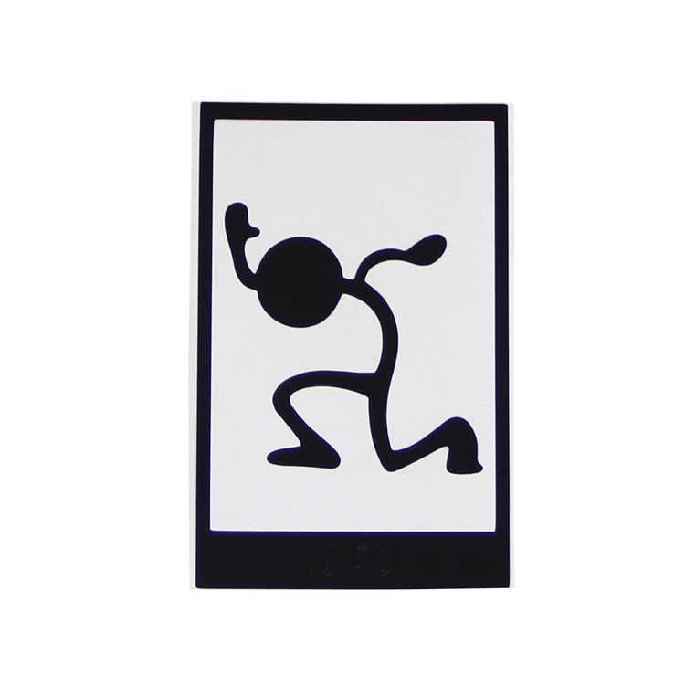 HAT PRINCE Stylish PVC Decal Sticker for iPad - Apple on Man's Back-2