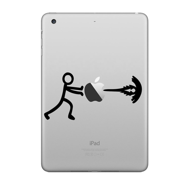 HAT PRINCE Stylish PVC Decals Stickers for iPad - Qigong Man-1