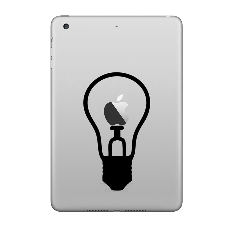 HAT PRINCE Stylish Chic PVC Decal Sticker for iPad - Bulb-1