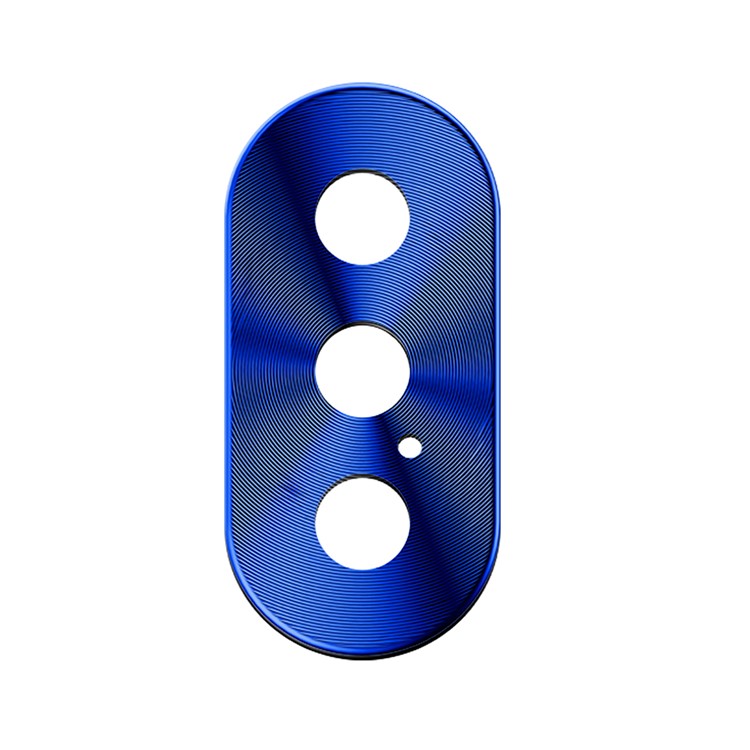 For iPhone X (Ten) Lightweight Alloy Back Camera Lens Protector - Blue-1