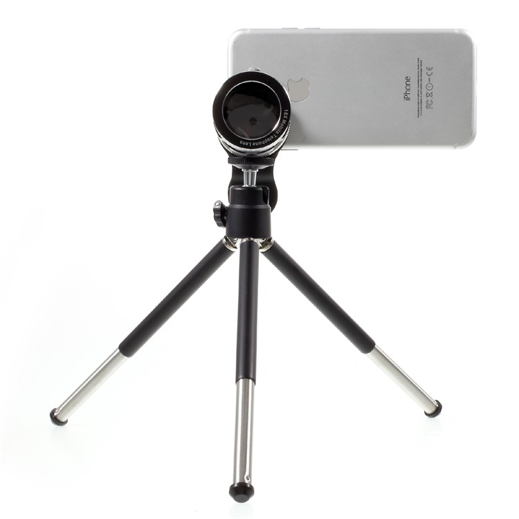 18X HD Telephoto Lens Kit for Phone Camera Zoom Telescope Telescopic Lens with Mini Tripod for iPhone Samsung Smartphone - Black-6
