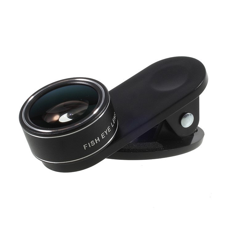 Clip-on 198° Fish Eye Lens + 15X Macro Lens + 0.63X Wide Angle Lens for iPhone Samsung Smartphones-5