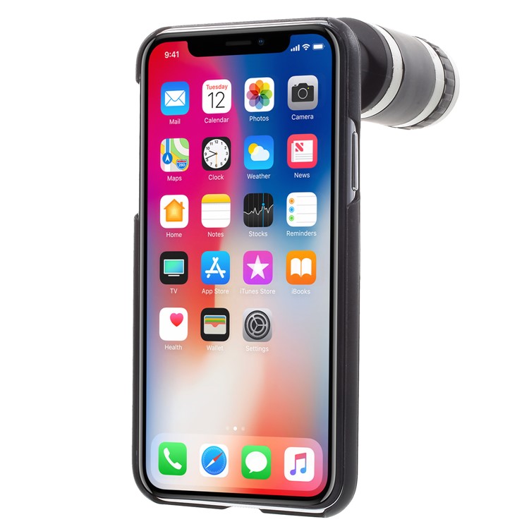 For iPhone X/10 8X Mobile Phone Telescope PC Back Shell-4