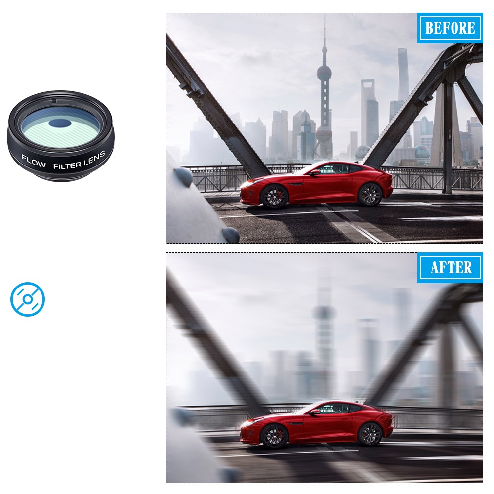 Kit De Lentilles APEXEL 10-en-1 Objectif Fish-eye Grand Angle Macro 2X Télescope Pour Iphone Samsung Smartphones-6