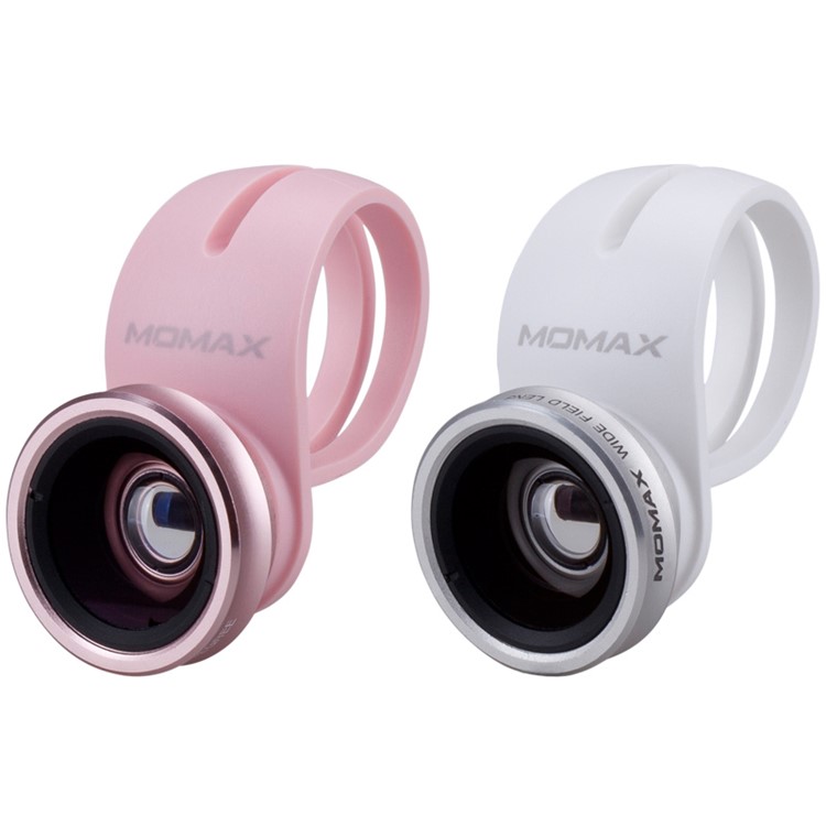 MOMAX X-Lens 2-In-1 Clip-on 120-Degree Wide Angle + 15X Macro Lens for Smartphone Tablet - Rose Gold Color-12