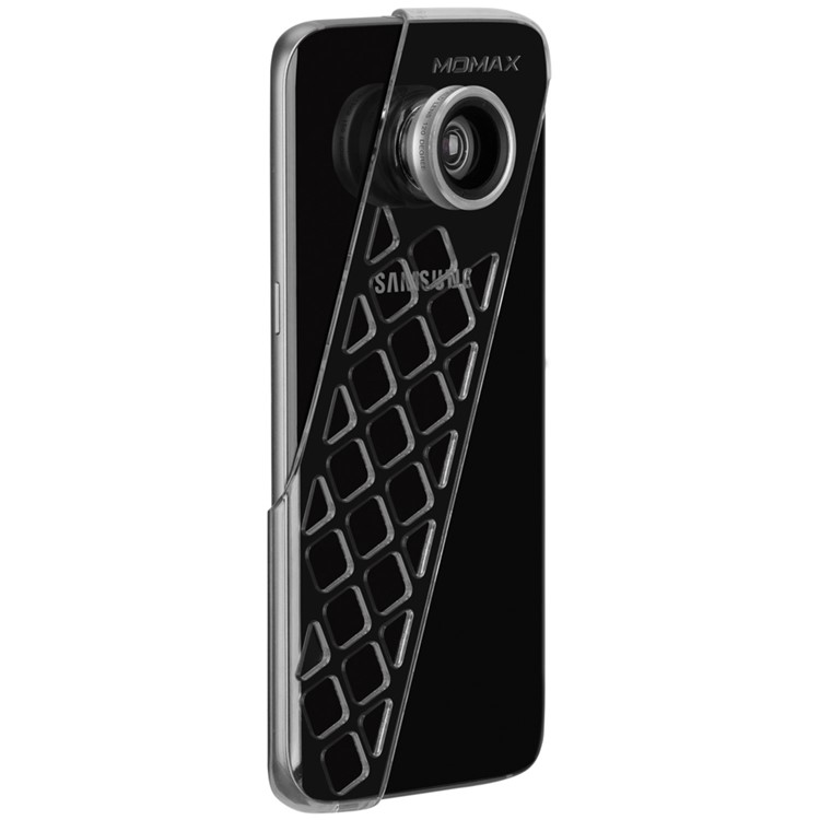 MOMAX X-Lens Case + Micro/Wide-angle Camera Lens Kits for Samsung Galaxy S7 edge G935-5