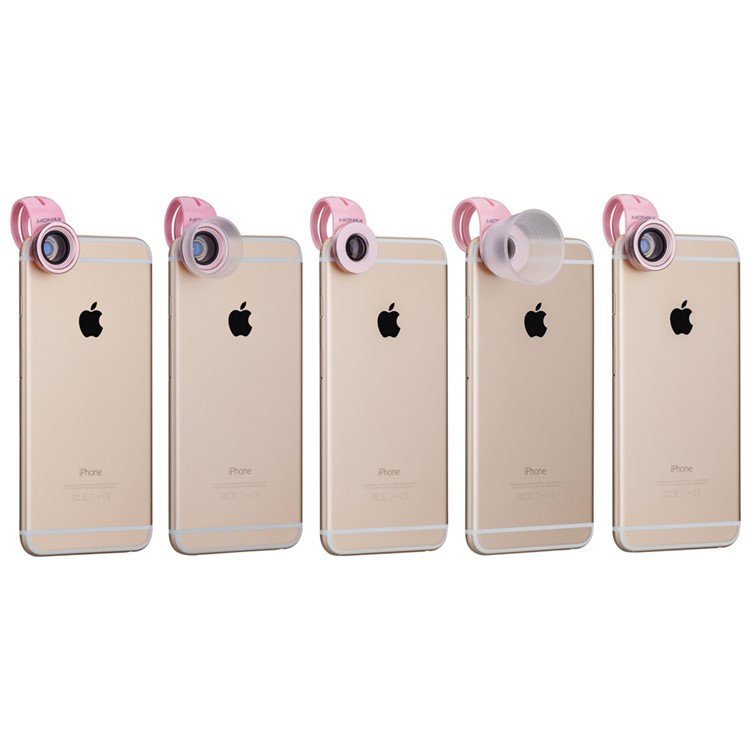 MOMAX X-Lens 3 in 1 Universal Macro Lens Set 10X Macro + 15X Macro + 30X Macro Lens for Smart Phones - Rose Gold Color-7