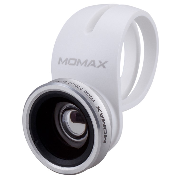 MOMAX X-Lens 3-In-1 120° Wide Angle + 15X Macro + 180° Fisheye Lens Kit with Universal Clip - Silver Color-5