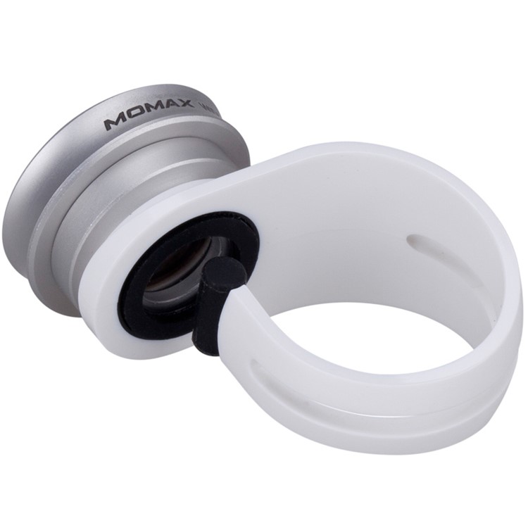 MOMAX X-Lens 3-In-1 120° Wide Angle + 15X Macro + 180° Fisheye Lens Kit with Universal Clip - Silver Color-7