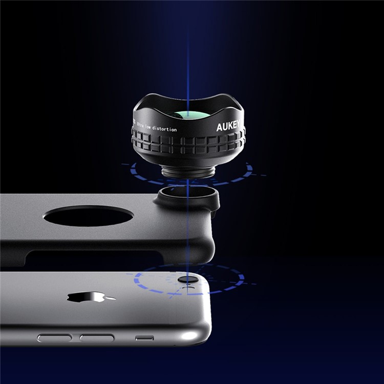 AUKEY PL-WD03 110° Wide Angle Lens with Case and Clip for iPhone 6s/6-3