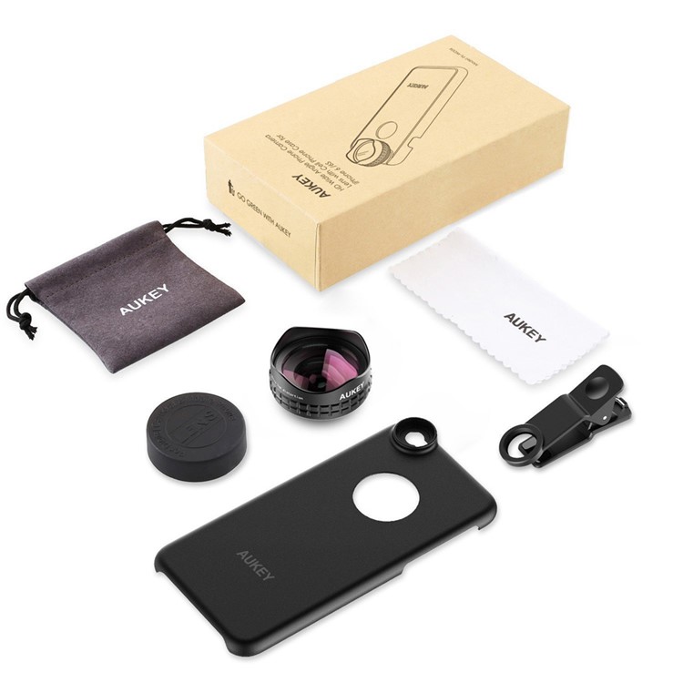 AUKEY PL-WD04 110° Wide Angle Lens with Case and Clip for iPhone 6s Plus/6 Plus-8