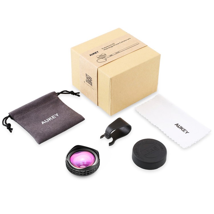 AUKEY PL-WD01 Professional HD Wide Angle Optical Lens with Clip-8