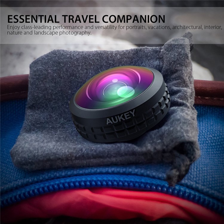 AUKEY PL-WD02 Professional HD 238 Degree Wide Angle Optical Lens with Clip-5