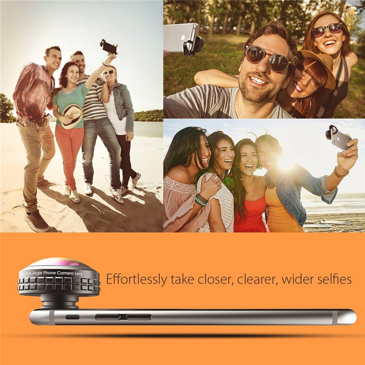 AUKEY PL-WD02 Professional HD 238 Degree Wide Angle Optical Lens with Clip-8