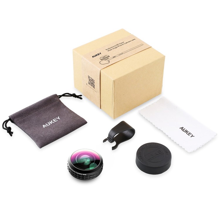AUKEY PL-WD02 Professional HD 238 Degree Wide Angle Optical Lens with Clip-9