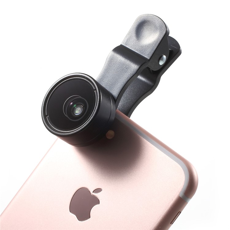 PICKOGEN 2-in-1 0.36X Super Wide Angle + 15X Macro Lens Universal Clip-on Lens Kits (HE-036) - Black-2