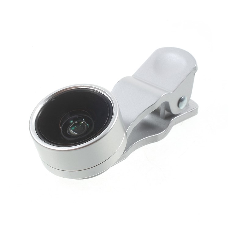 PICKOGEN 2-in-1 0.36X Super Wide Angle + 15X Macro Lens Universal Clip-on Camera Lens Kits (HE-036) - Silver Color-6