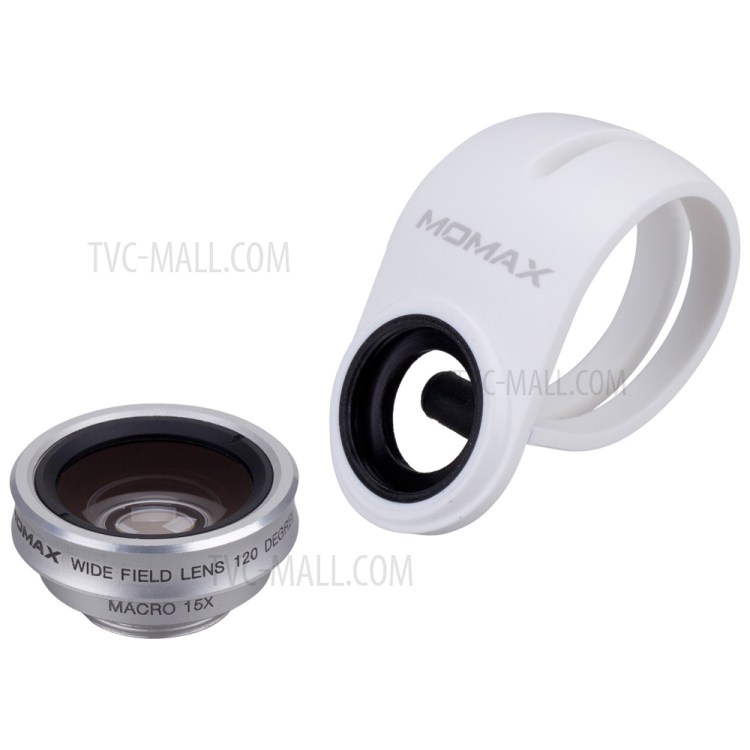MOMAX X-Lens 5-in-1 2.5X Teleconverter + 120° Wide Angle + 15X Macro + 180° Fisheye Lens + CPL Filter Kit-15