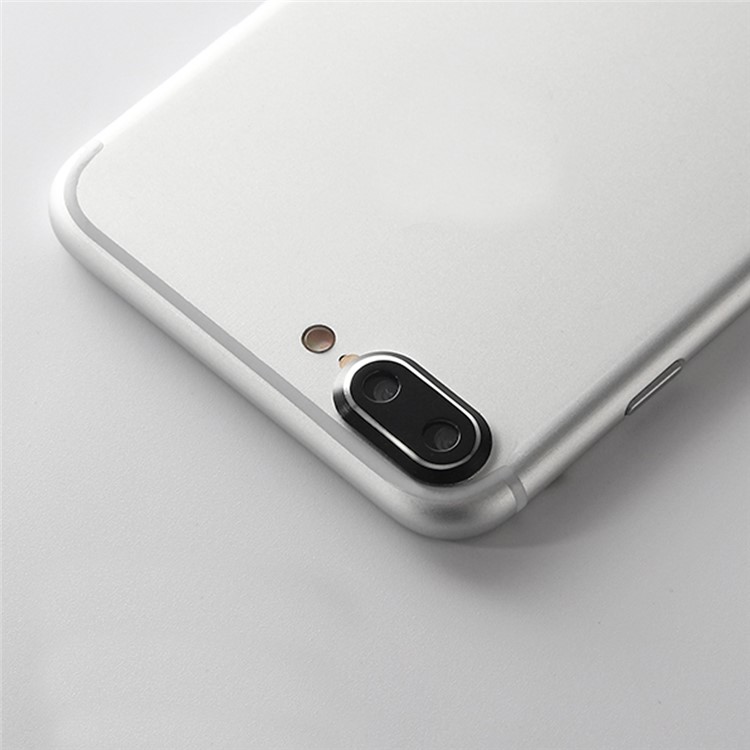ENKAY for iPhone 7 Plus Aluminum Alloy Rear Camera Lens Cover Protector - Black-2
