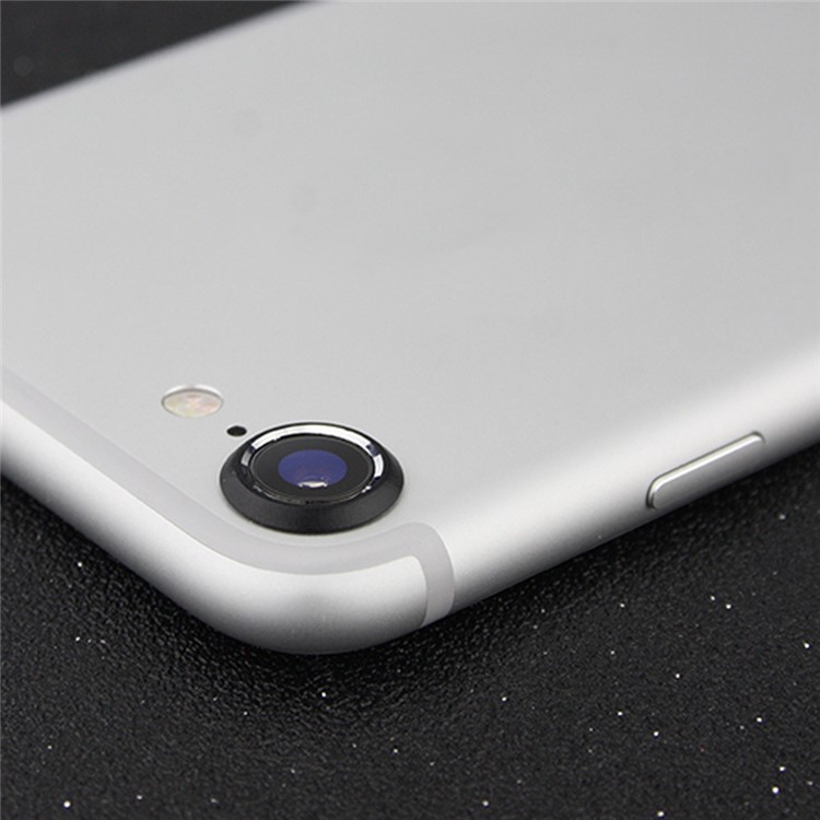 ENKAY for iPhone 7 4.7 Aluminum Alloy Rear Camera Lens Protective Cover Ring - Black-3