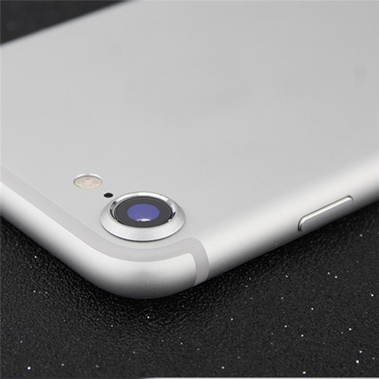 ENKAY for iPhone 7 4.7 Aluminum Alloy Back Camera Lens Cover Ring Protector - Silver Color-3