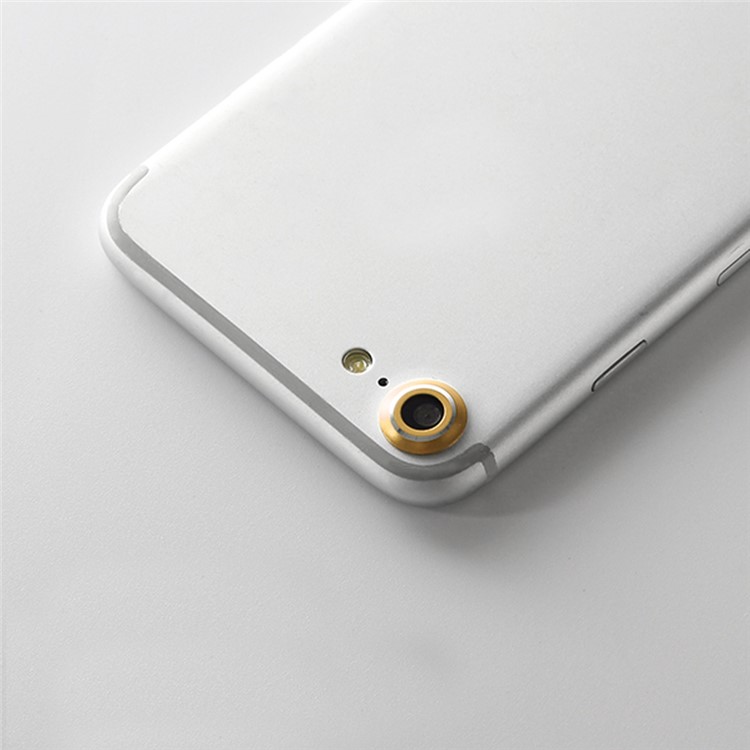 ENKAY for iPhone 7 4.7 Aluminum Alloy Rear Camera Lens Cover Guard Ring - Gold Color-2