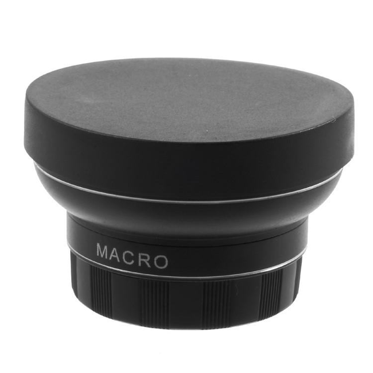 Universal Clip-on 37mm 0.45X Wide Angle Lens + Macro Lens 2-in-1 Mobile Phone Camera Lens Kit - Black-3