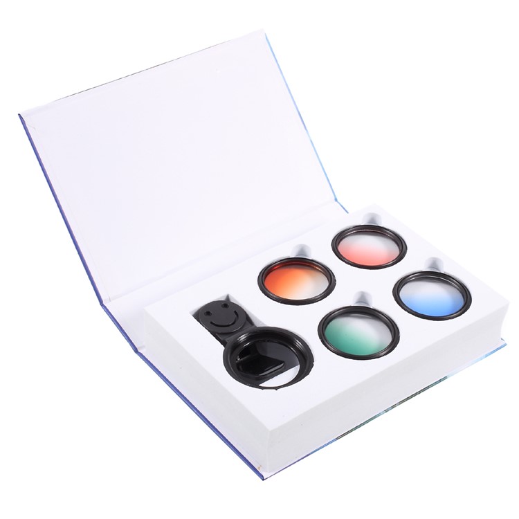 Universal 37mm Filter Lens Kit with 4Pcs Filters for iPhone 7 / Samsung S8 etc.-18