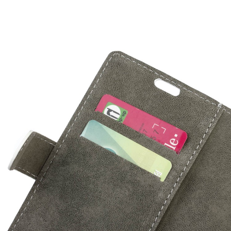 Wallet Leather Stand Cover for Vodafone Smart N9 - White-3