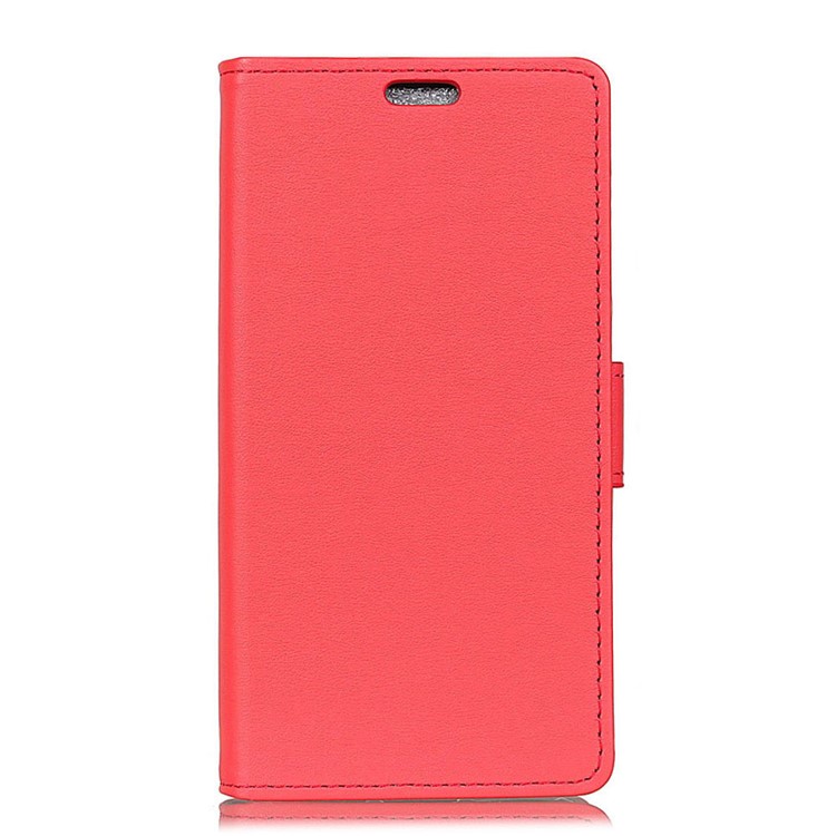 Wallet Leather Cell Phone Case for Vodafone Smart N9 - Red-2