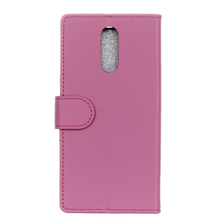 Magnetic Leather Stand Case for Vodafone Smart N9 - Rose-4