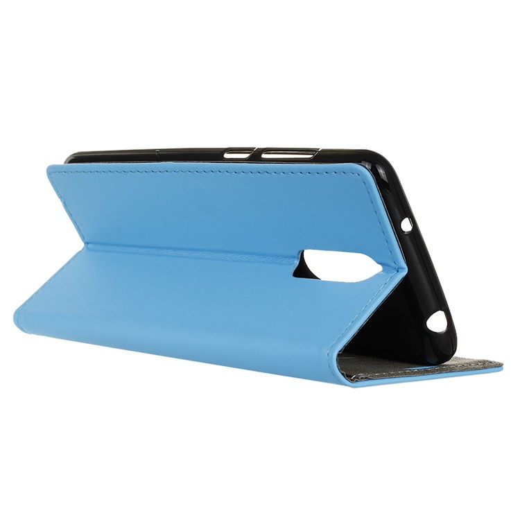 Magnetic Leather Stand Cover for Vodafone Smart N9 - Blue-5