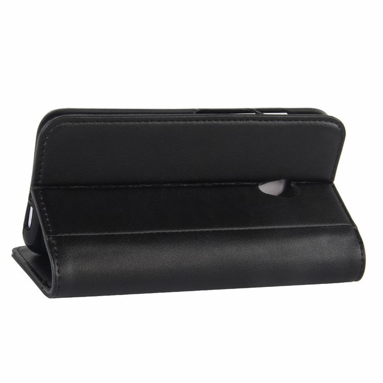 Folio Split Leather Wallet Stand Phone Cover for Vodafone Smart prime 7 - Black-6