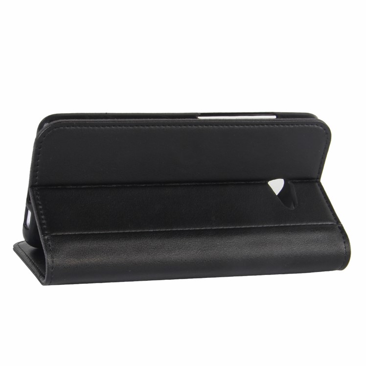 Folio Split Leather Wallet Stand Phone Case for Vodafone Smart ultra 7 - Black-6