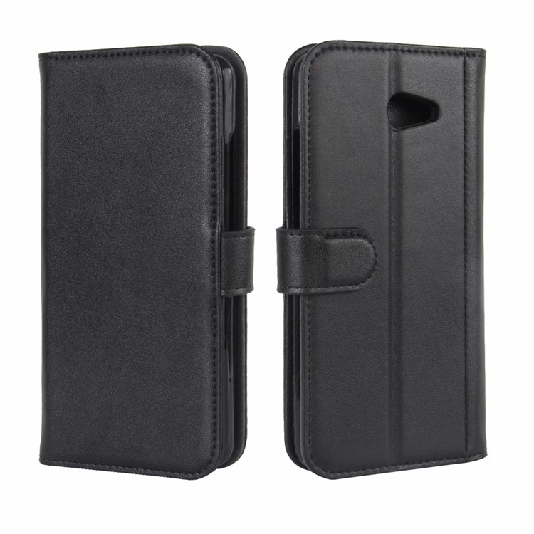 Folio Split Leather Wallet Stand Phone Case for Vodafone Smart ultra 7 - Black-8