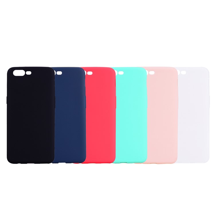 Anti-fingerprint Frosted TPU Phone Case for OnePlus 5 - Black-10