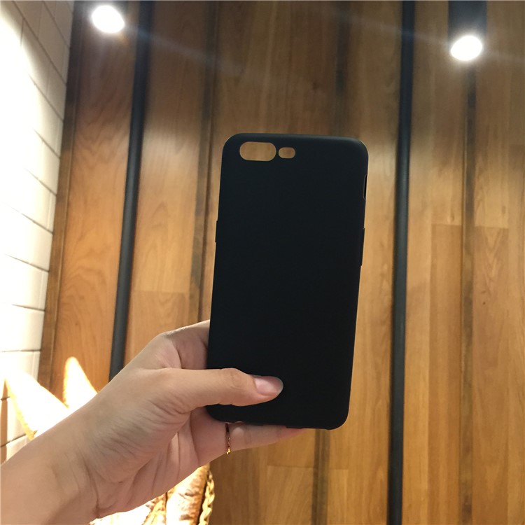 Anti-fingerabdruck Frosted Tpu-telefonkoffer Für OnePlus 5 - Schwarz