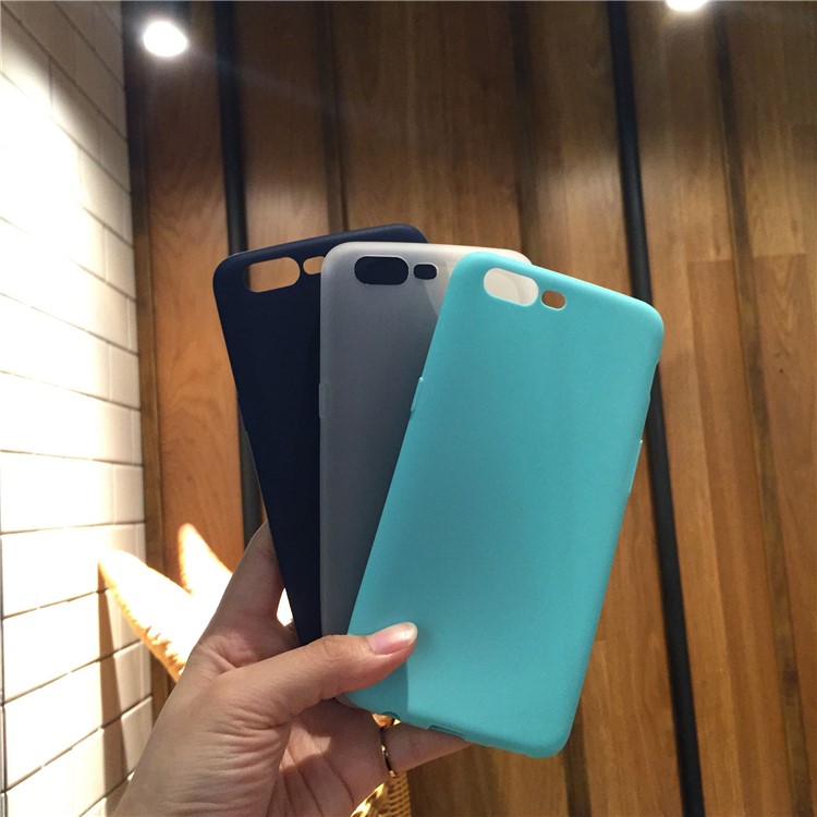 Anti-fingerprint Frosted TPU Phone Case for OnePlus 5 - Black-9