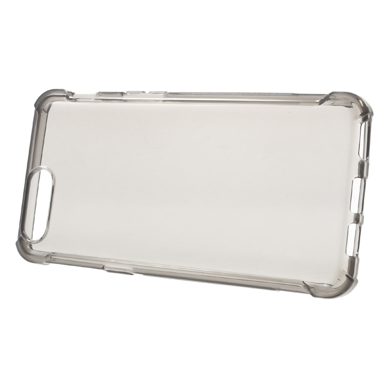 Shock Proof Crystal Clear TPU Protective Phone Case for OnePlus 5 - Grey-2