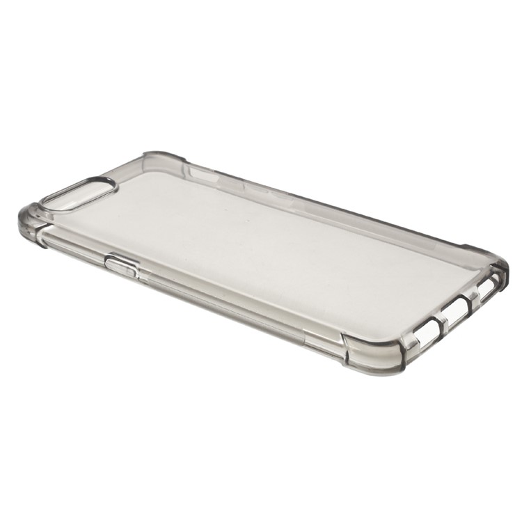 Shock Proof Crystal Clear TPU Protective Phone Case for OnePlus 5 - Grey-3