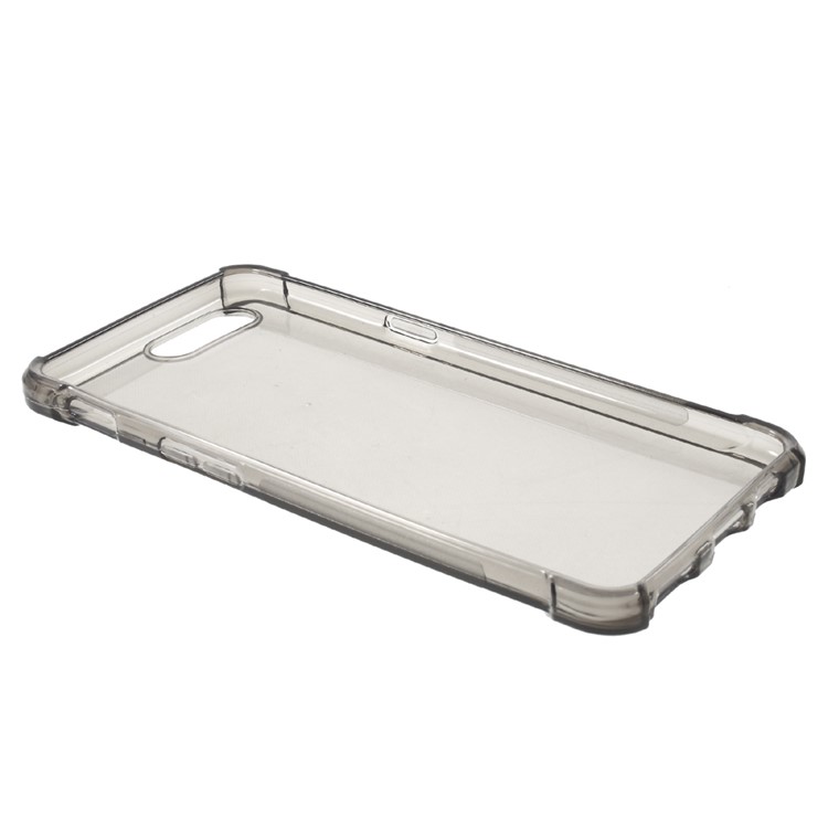 Shock Proof Crystal Clear TPU Protective Phone Case for OnePlus 5 - Grey-4