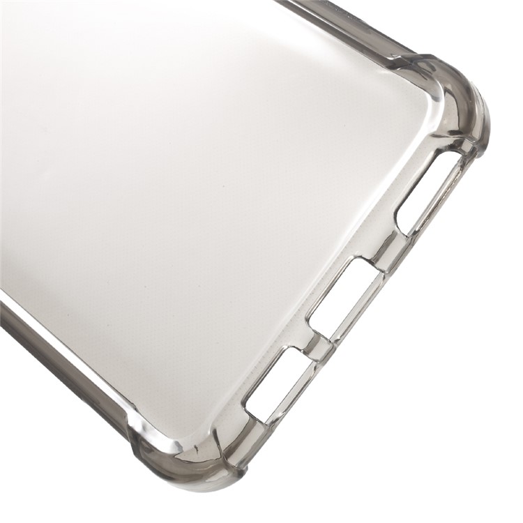 Shock Proof Crystal Clear TPU Protective Phone Case for OnePlus 5 - Grey-6