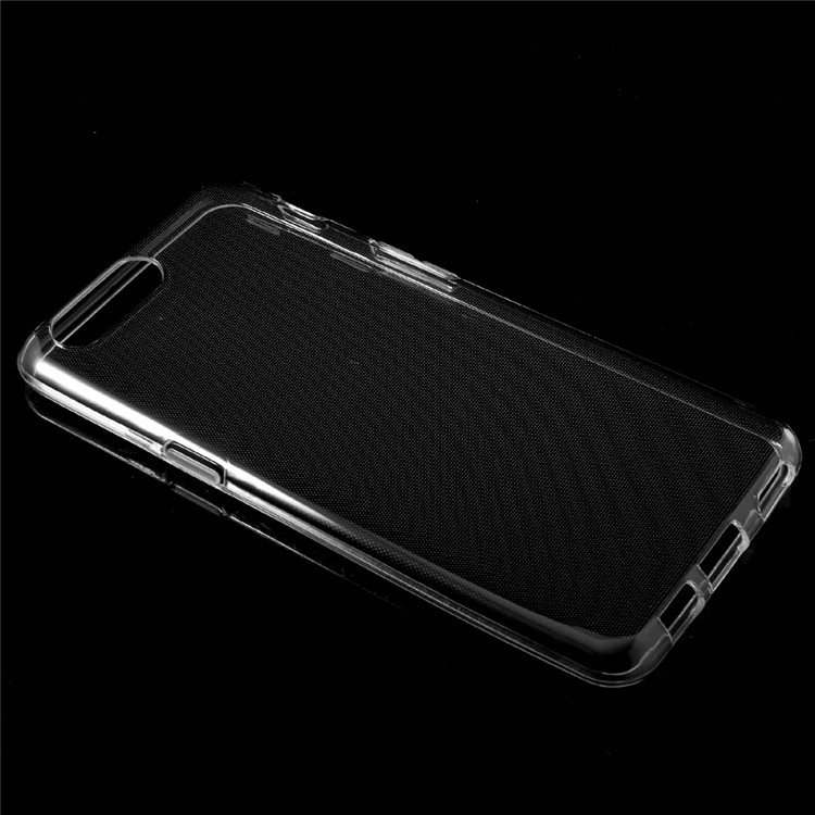 For OnePlus 5 Clear Soft TPU Case Cover with Non-slip Inner - Transparent-2