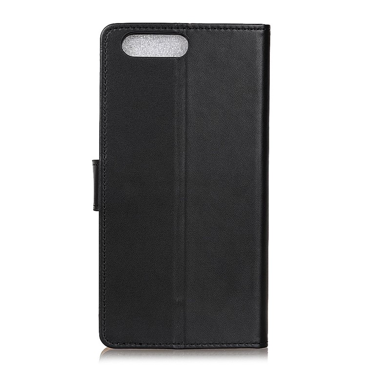 PU Leather Wallet Magnetic Stand Mobile Case for OnePlus 5 - Black-3