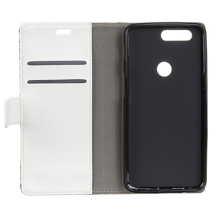 Pattern Printing PU Leather Wallet Stand Phone Case for OnePlus 5T - Owl Family-5
