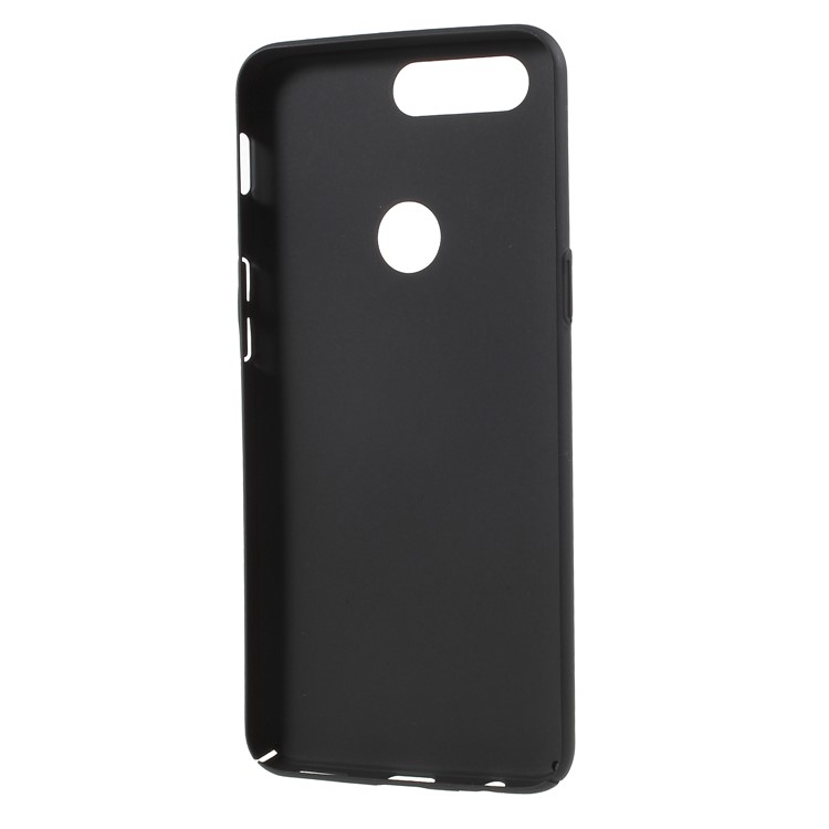 Litchi Skin Leather Coated PC Phone Casing Cover for OnePlus 5T - Black-3