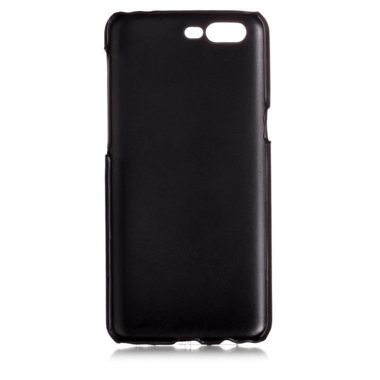 Contrast Color PU Leather Coated PC Mobile Phone Case for OnePlus 5 - Black-3