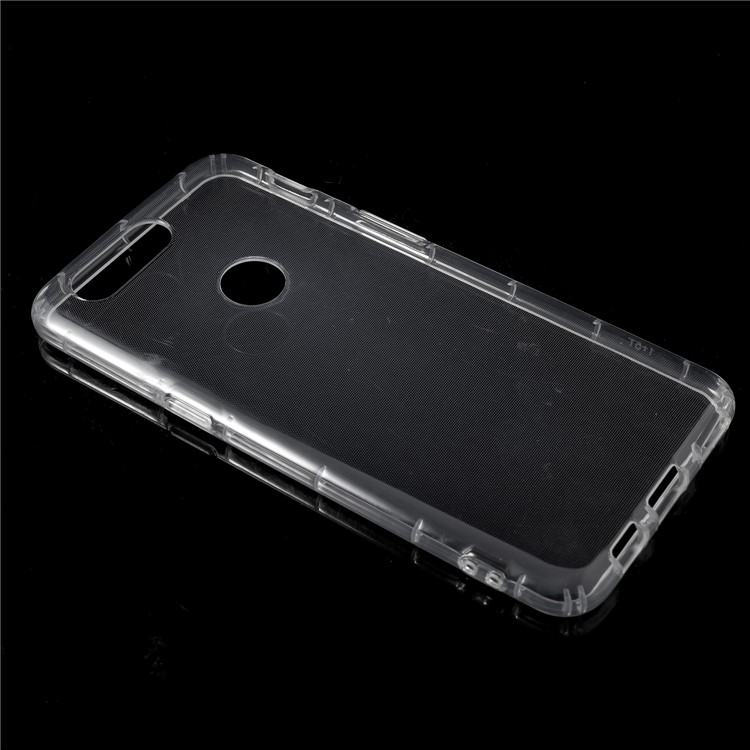 Drop-proof Clear Soft TPU Case Cover for OnePlus 5T - Transparent-2