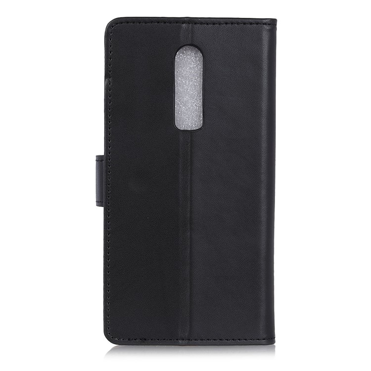 Cáscara Del Teléfono Móvil De La Protección Del Cuero De La PU Para Oneplus 6 - Negro-3