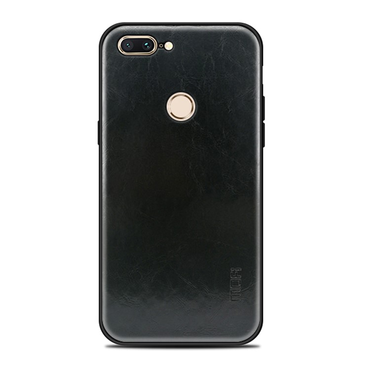 MOFI PU Leather Coated PC + TPU Hybrid Case for OnePlus 5T - Black-1